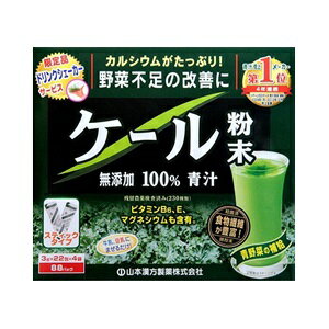【山本漢方】 ケール粉末100％ スティックタイプ 3g×88包 【健康食品】